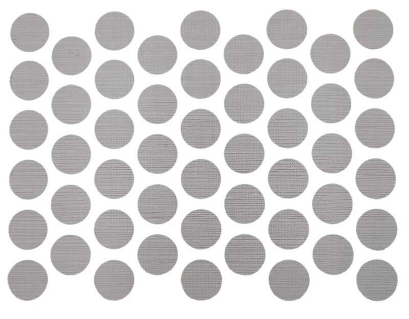 Tappi coprivite adesivi - Tendenza Grigio Ø14