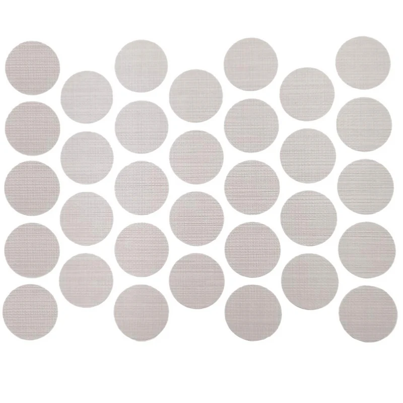 Tappi coprivite adesivi - Tendenza Grigio Ø18