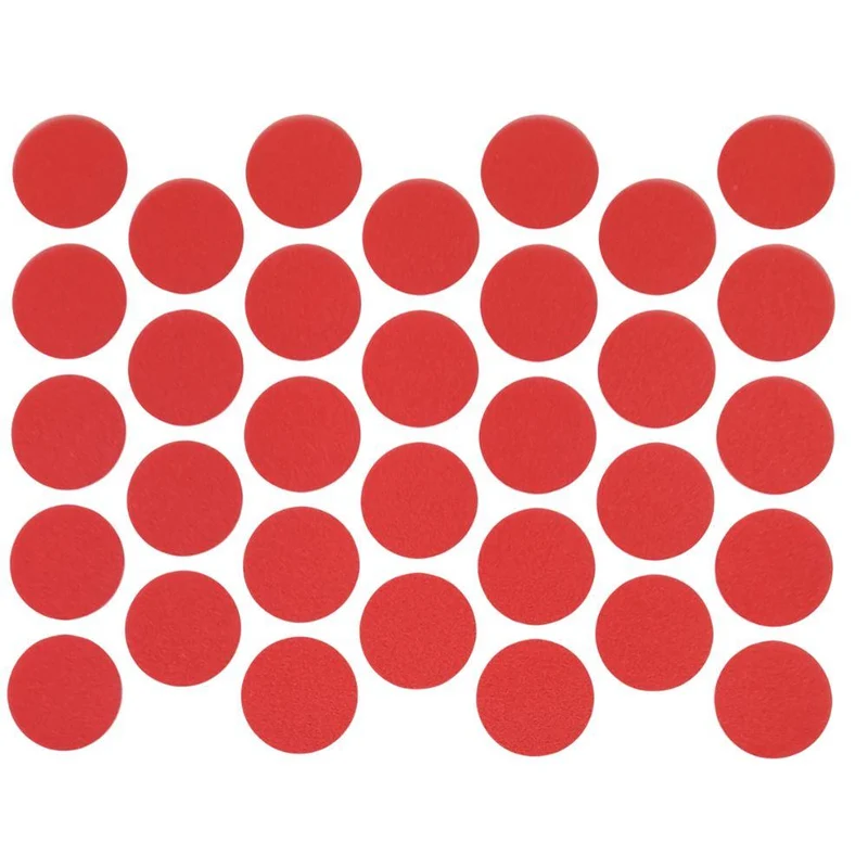 Tappi coprivite adesivi - Rosso Ø18