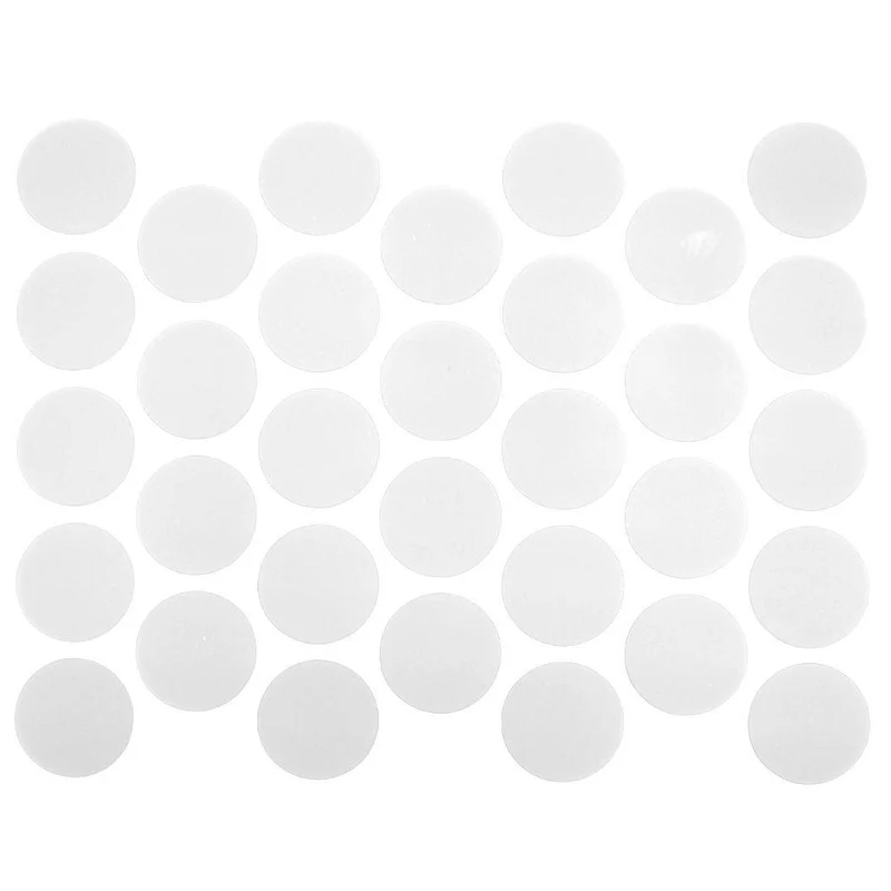 Tappi coprivite adesivi - Bianco opaco Ø18