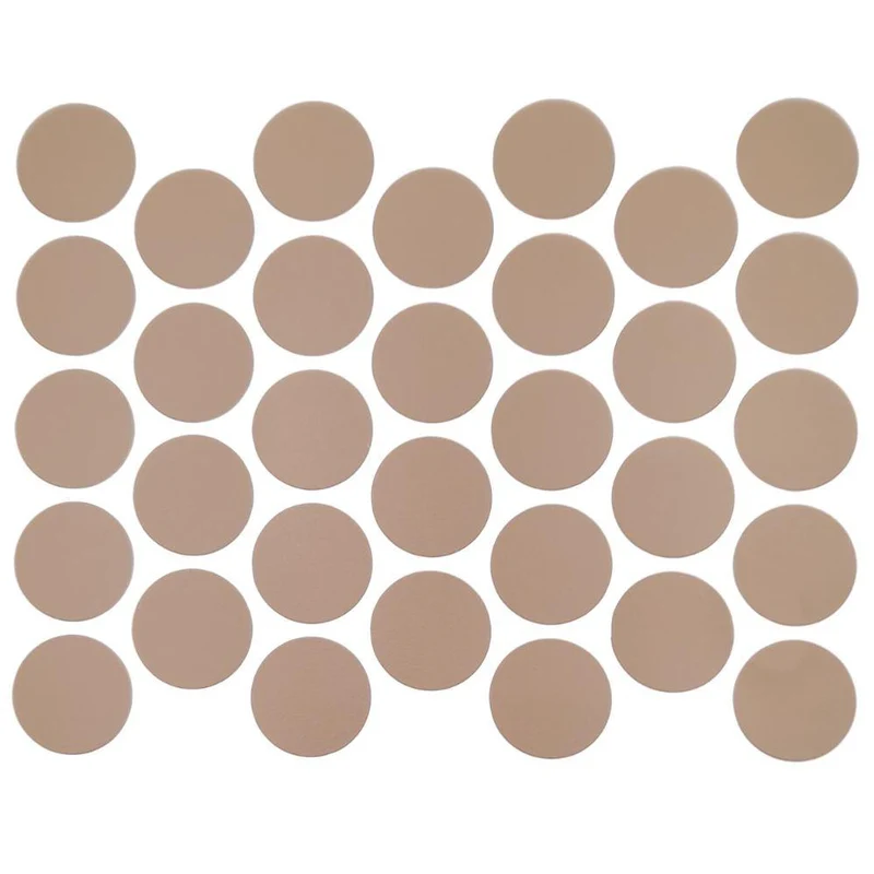 Tappi coprivite adesivi - Latte Ø18