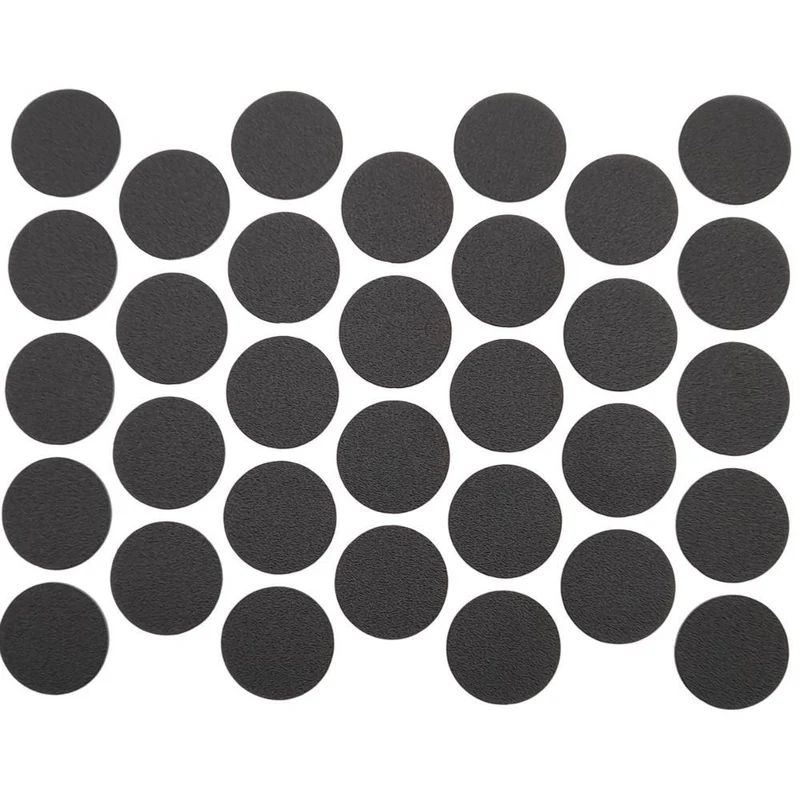 Tappi coprivite adesivi - Nero Ø18