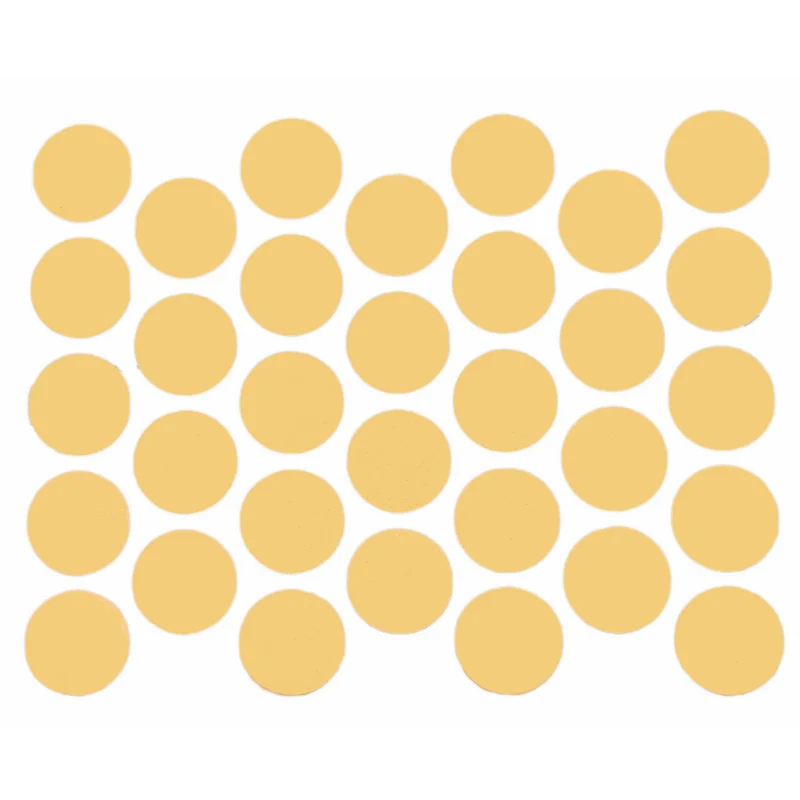 Tappi coprivite adesivi - Giallo Ø18