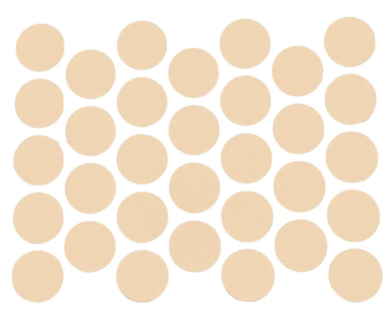 Tappi coprivite adesivi - Beige Ø18