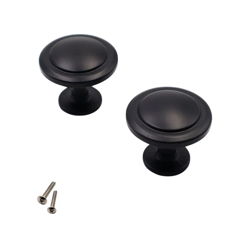 Pomello per mobili - Nero Opaco