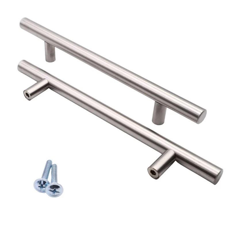 Maniglia a barra 384mm - Acciaio spazzolato (600mm lunghezza totale)