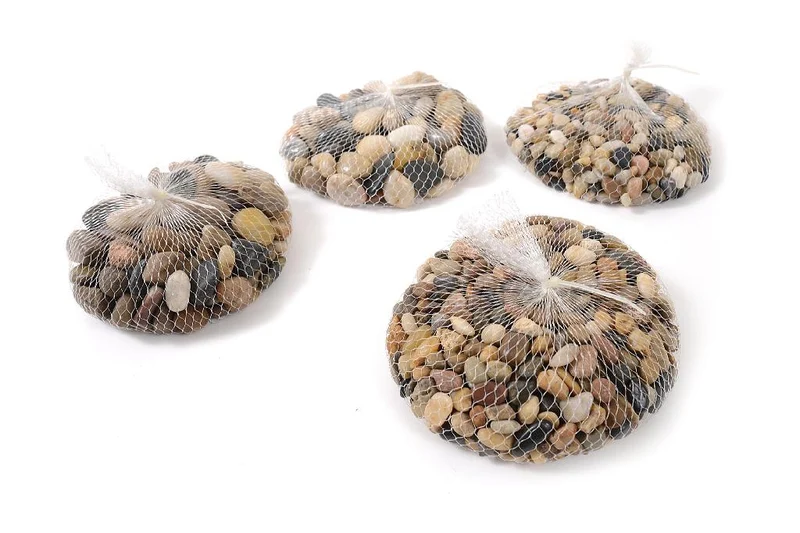 Sassi Decorativi in Pietra Naturale in Rete 800g Lucide 1000g Opache