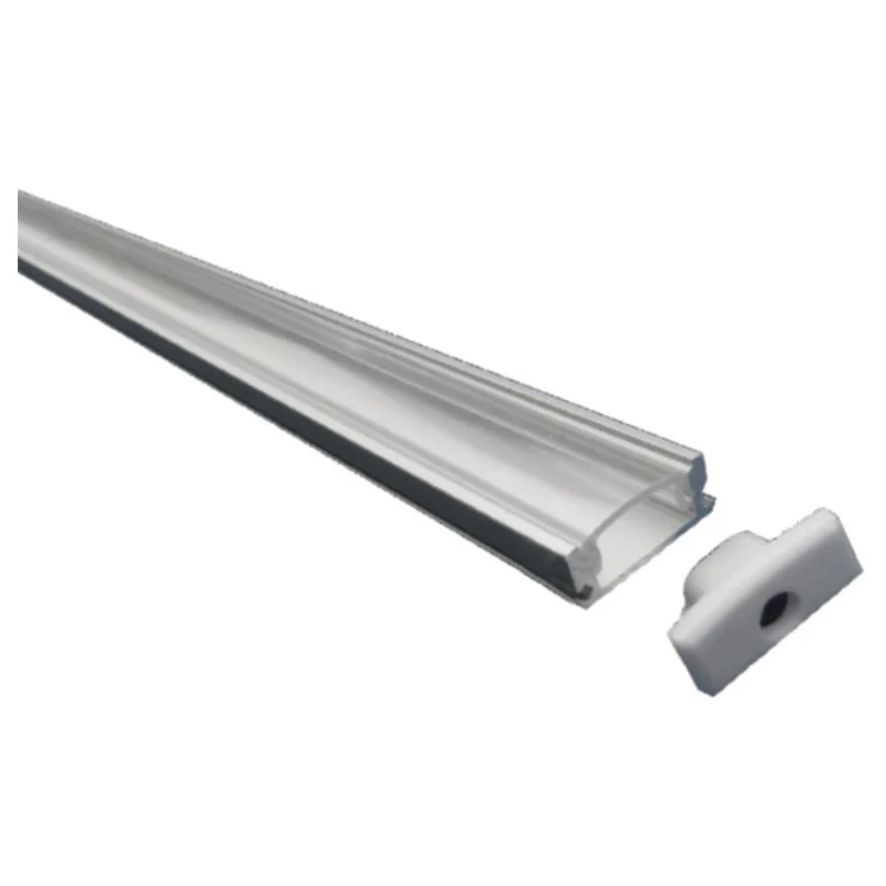 PLANO PROFILO ALLUMINIO SCHERMO TRASPARENTE MT2 x175mmX7mm
