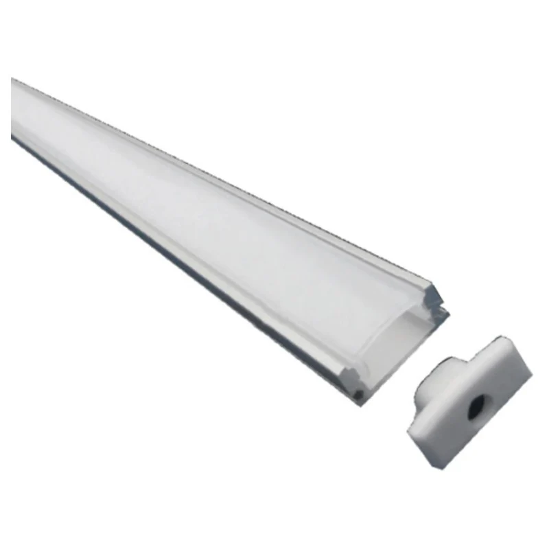 PROFILO INCASSO ALLUMINIO COVER PC OPALE 2 MT