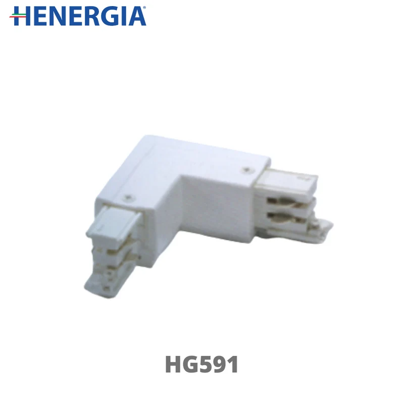 GIUNTO CURVA A 90° ELETTRIFICATO BIANCO