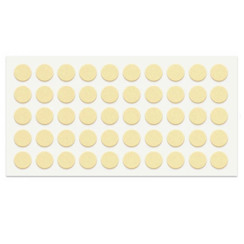 Paracolpi adesivi in silicone Beige Ø10mm - 30 pezzi