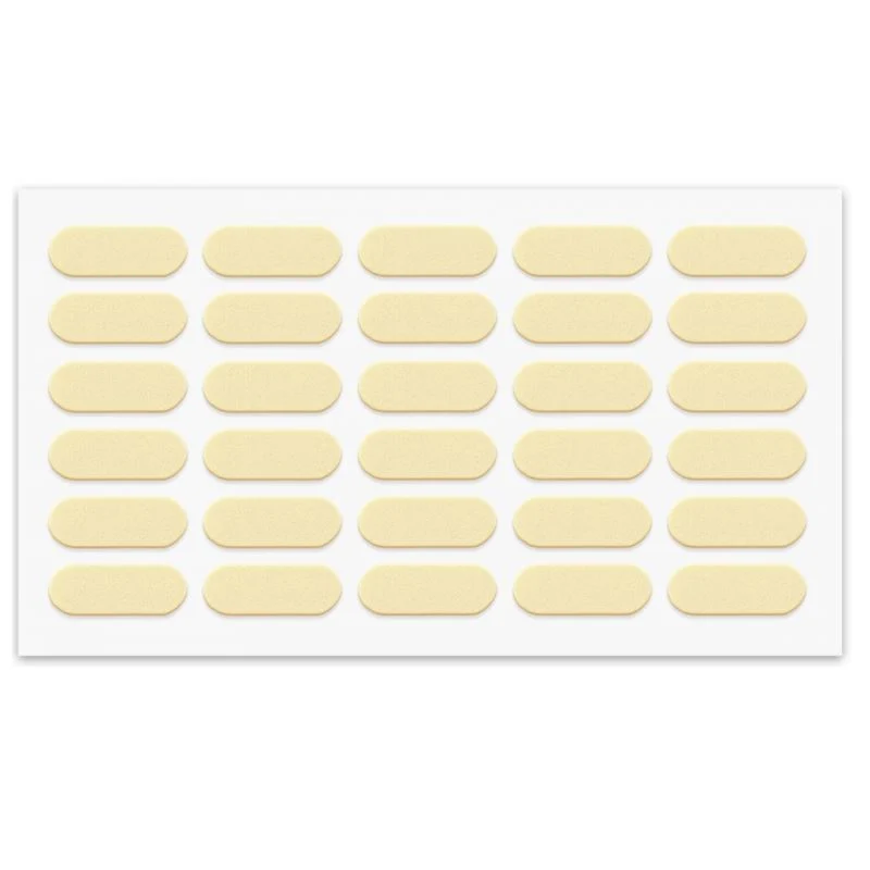Paracolpi adesivi in silicone Beige 8x22mm - 30 pezzi