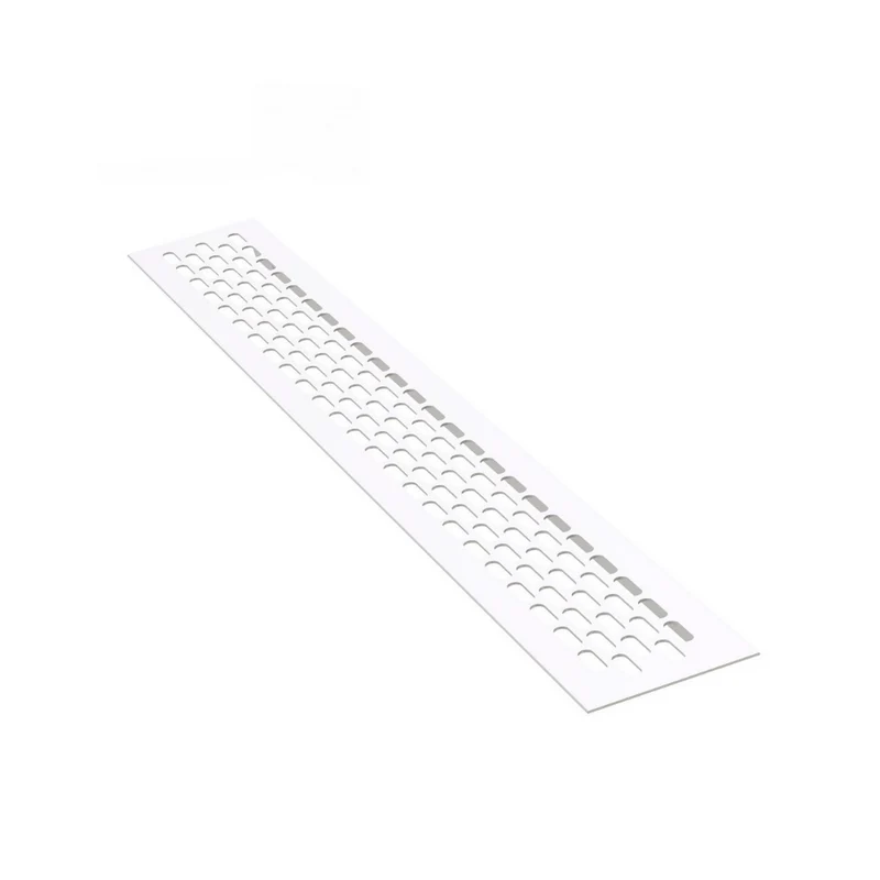Griglie di aerazione in alliuminio 484x60mm - Bianco
