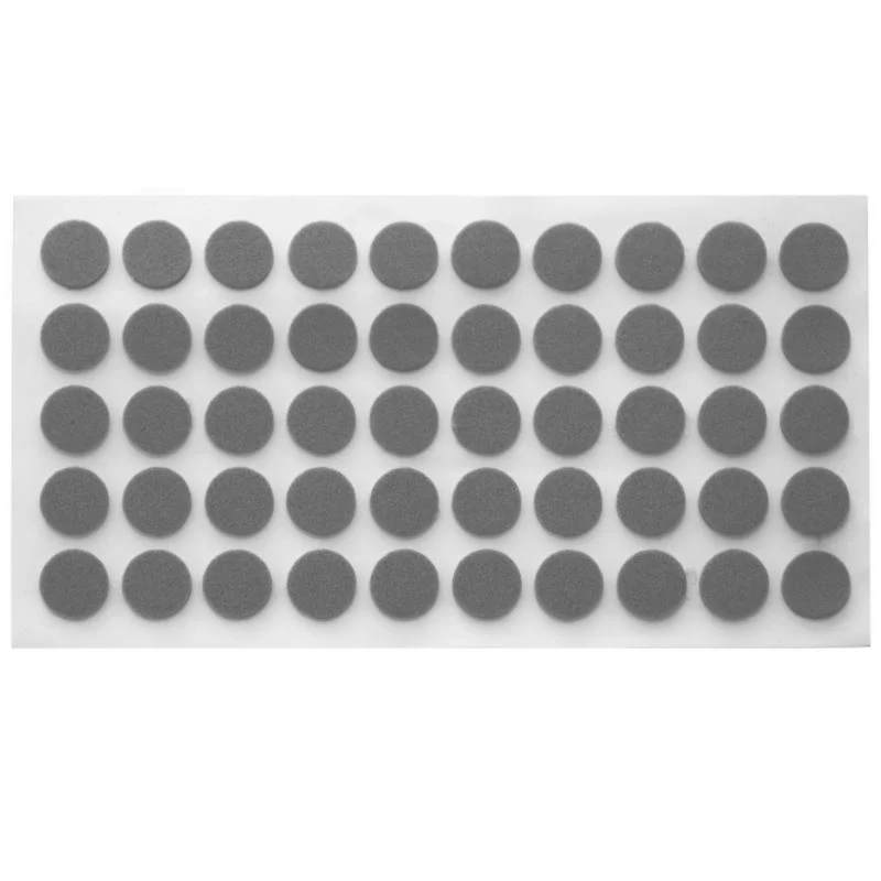 Paracolpi adesivi in silicone Grigio Ø10mm - 30 pezzi