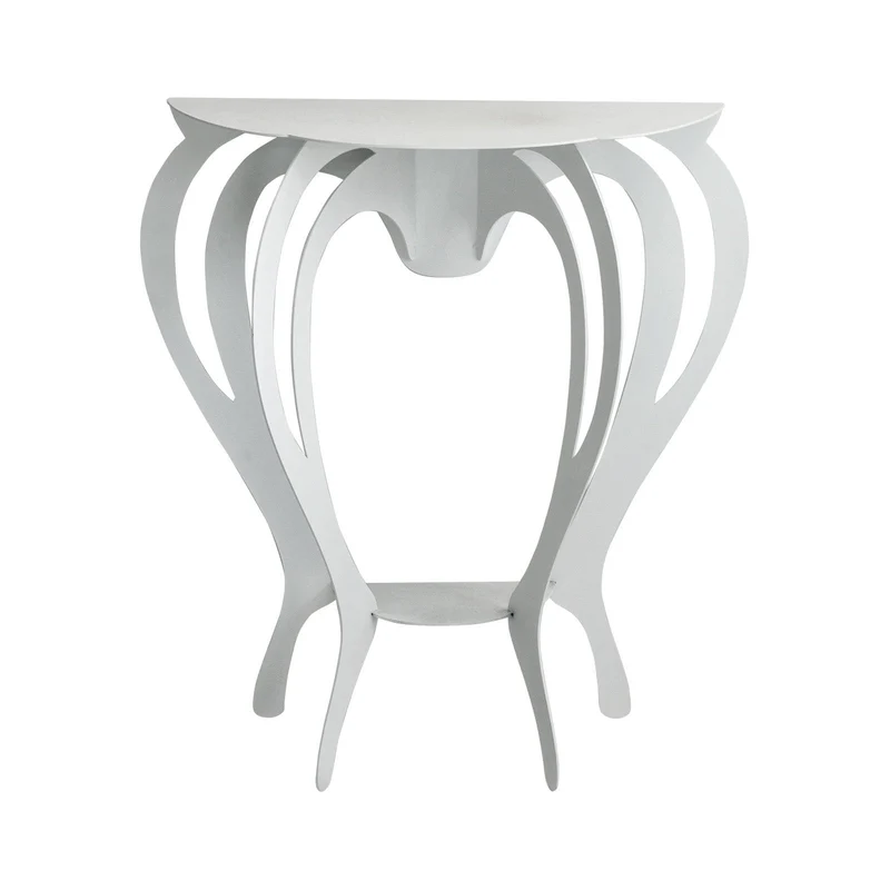 ARTI & MESTIERI Piccola Consolle di Design Ballerina Bianco