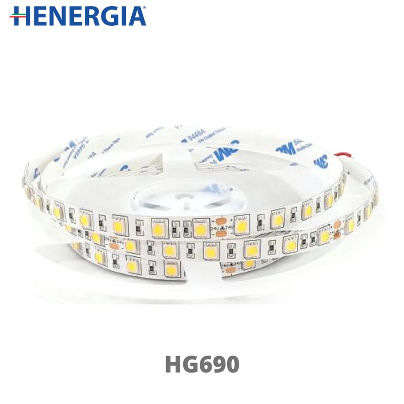 STRIPLED SMD5050 14,4W/MT 1339LM/MT 6000°K 240LED/MT 24V LARGHEZZA STRISCIA 10mm LUNGHEZZA BOBINA