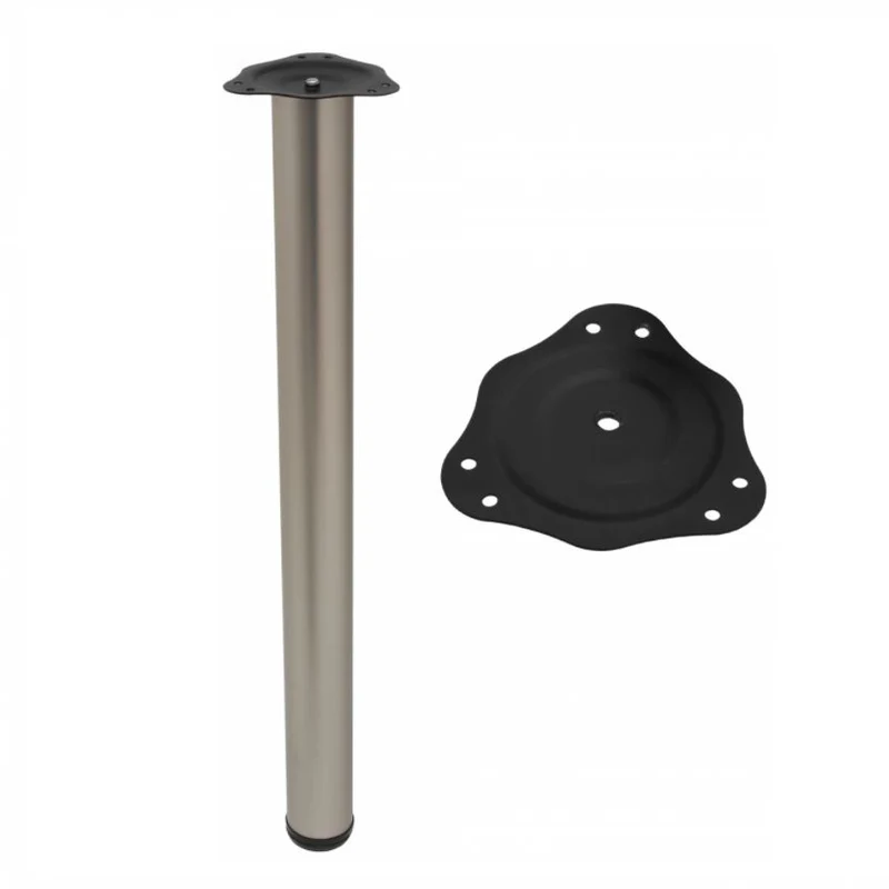 Piedini per Mobili 710mm con acciaio Piastre di Fissaggio - Raso
