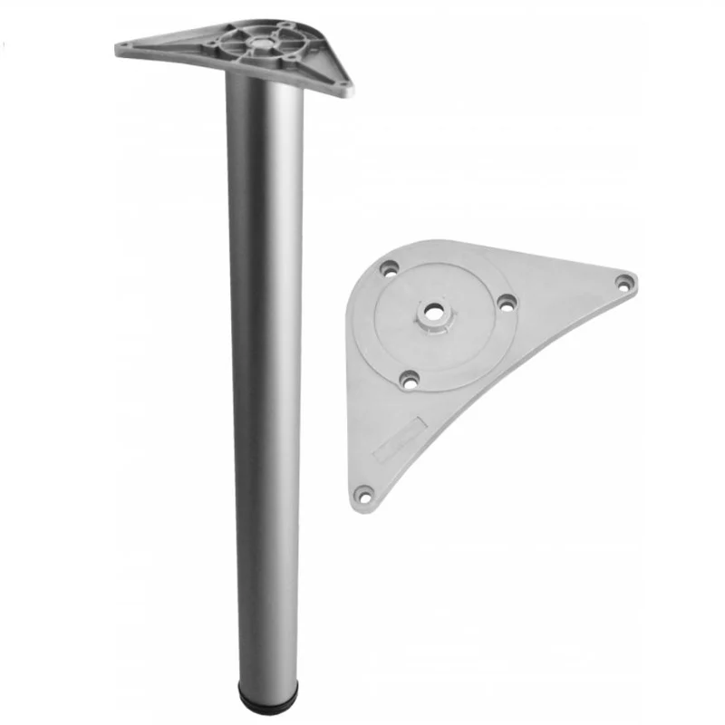 Piedini per Mobili 1100mm con Piastre di Fissaggio - Alluminio