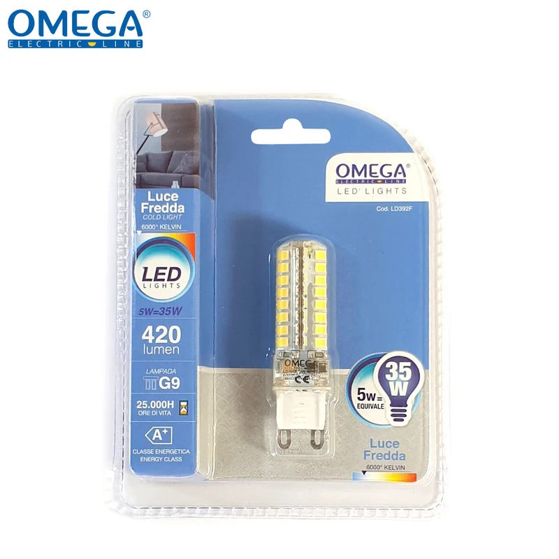 LED MINI CILINDRO G9 5W 6000K 420LM A+