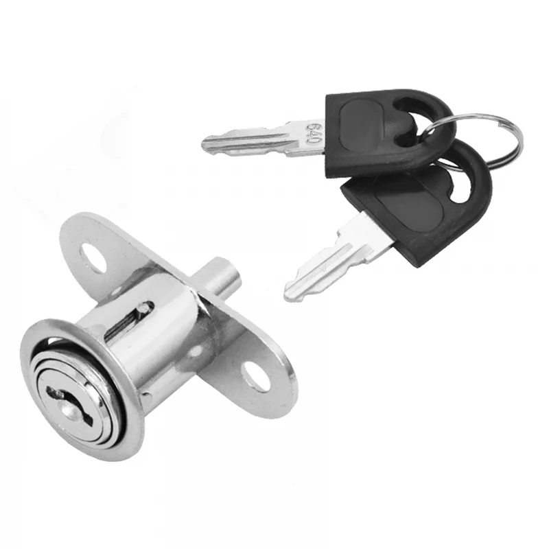 Serratura per cassetta postale per porte scorrevoli 19x24mm, Cromo