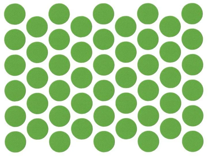 Tappi coprivite adesivi - Verde Ø14