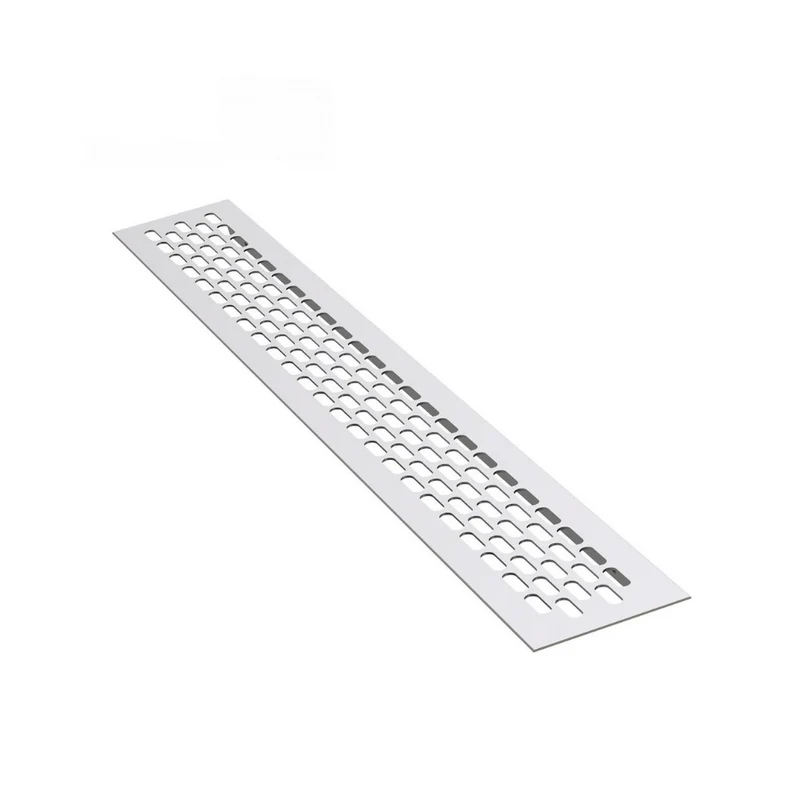 Griglie di aerazione in alliuminio 484x60mm - Argento