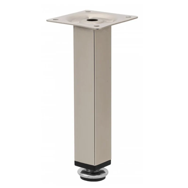 Piedini per Mobili regolabili 25x25mm - Altezza 150mm Raso