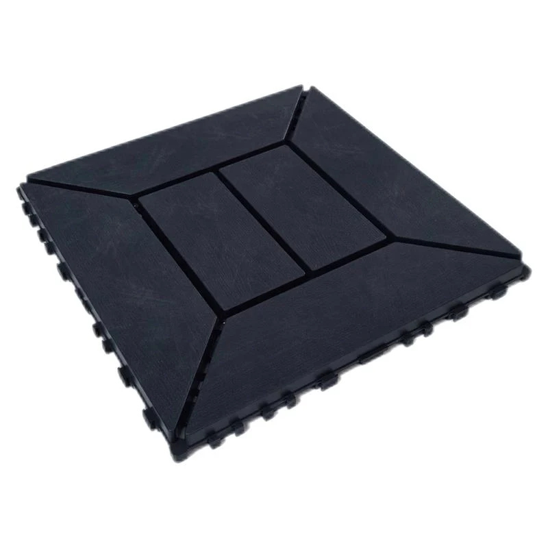 MA MAISON SET DI PIASTRELLE PER PAVIMENTO DA ESTERNO MODELLO EASY ANTRACITE 30,4X30,4X2 H CM - 0,36 M2 48 PEZZI