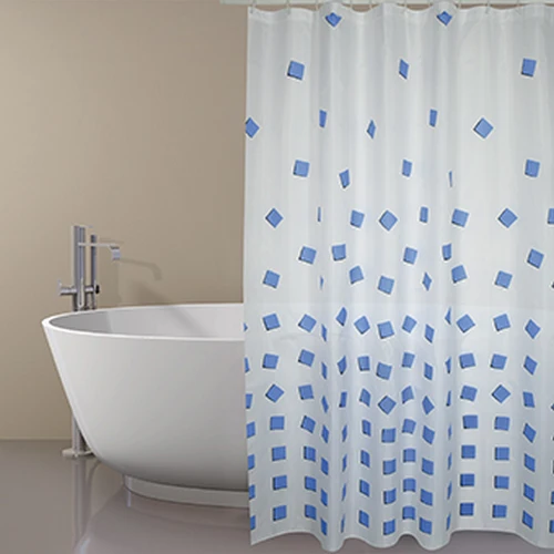 Tenda per Doccia in Tessuto Poliestere Thika Spire 180 cm x 200 Blu