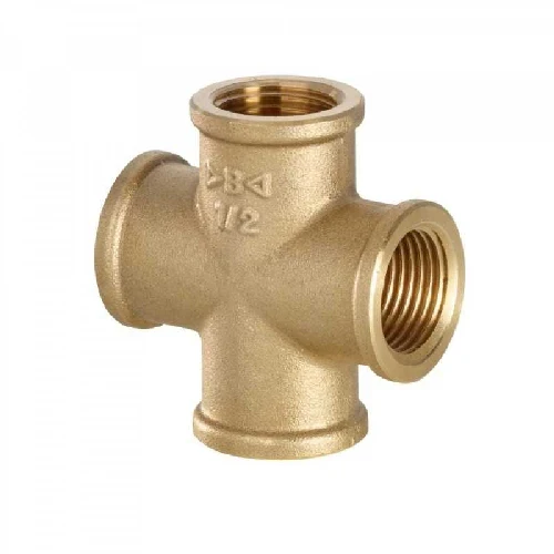 Croce femmina ottone 1/2