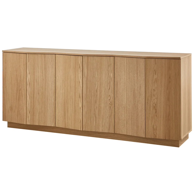 Credenza zuma 200cm rovere trasparente
