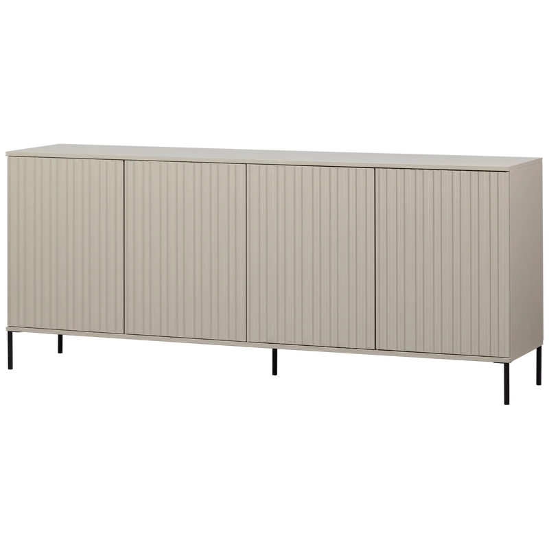 Nuova credenza rotondo 200 cm pine dust