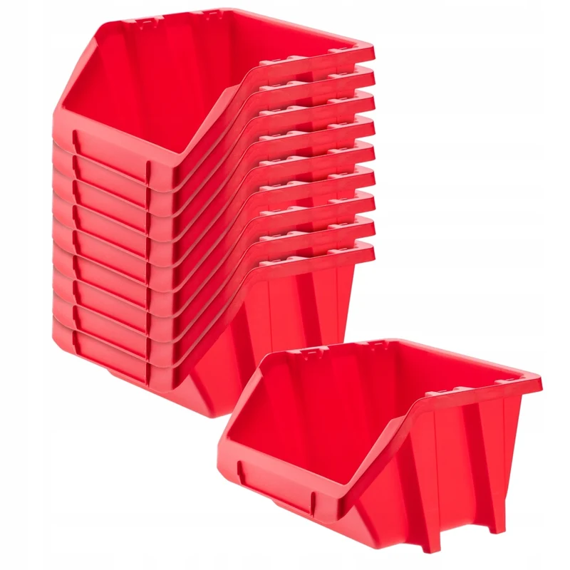Set di 10 vassoi portaoggetti da officina KADAX, dimensioni: 187x158 mm.