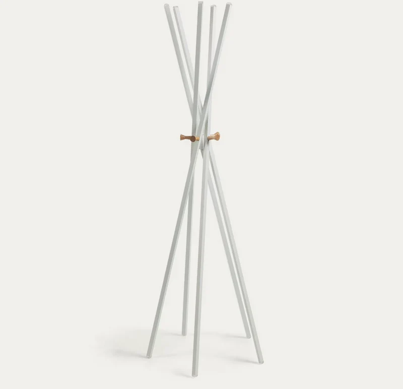 Appendiabiti Chelsey in legno massello di caucciù 170 cm