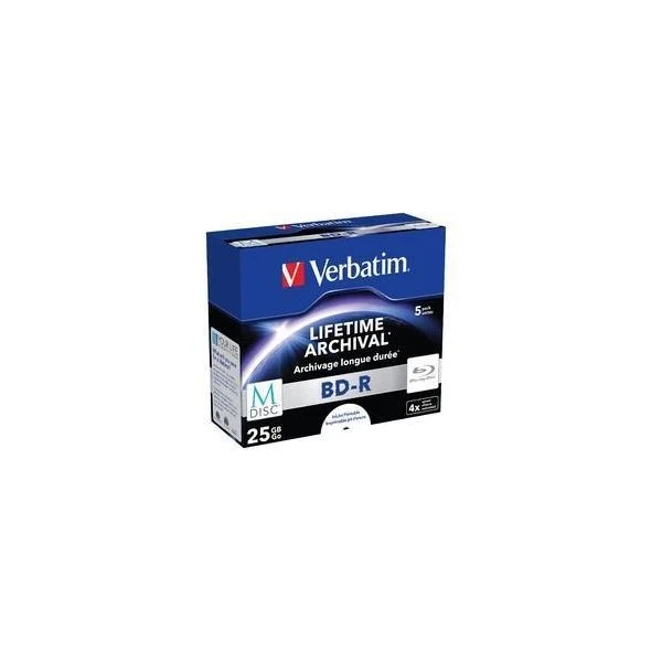 Verbatim m-disc 4x bd-r 25 gb 5 pz - 43823/5
