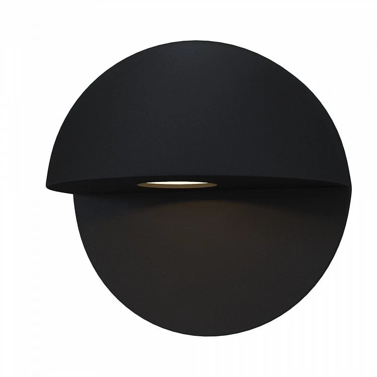 Applique MEZZO Nero per Esterni