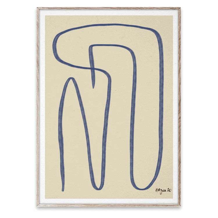 Stampa DIFFERENT WAYS - BLUE by Papercollective