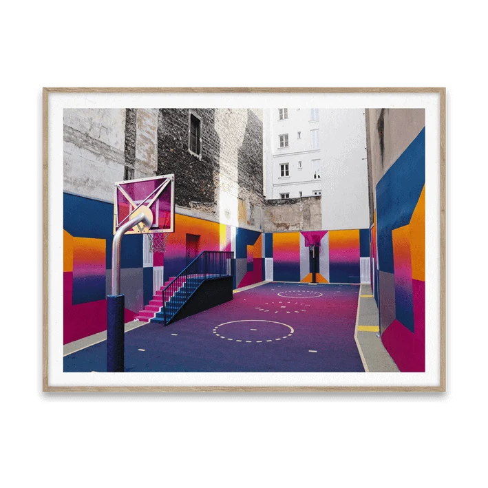 Stampa CITIES OF BASKETBALL 08 PARIS by Papercollective