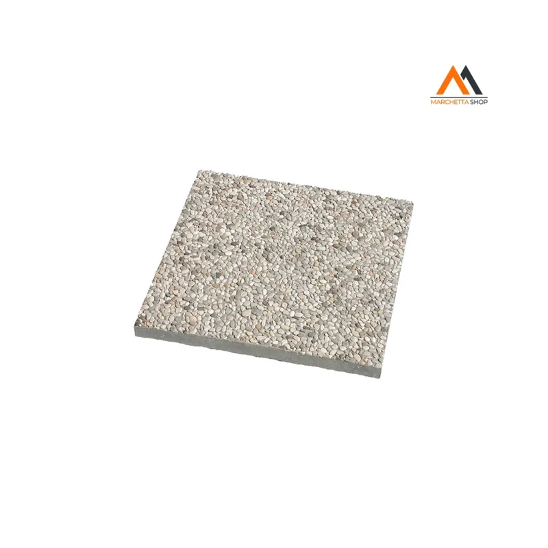 BASE GHIAINO LAVATO cm. 50 x 50