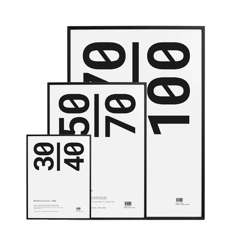 Cornice per stampe 30x40cm 50x70cm 70x100cm by Papercollective