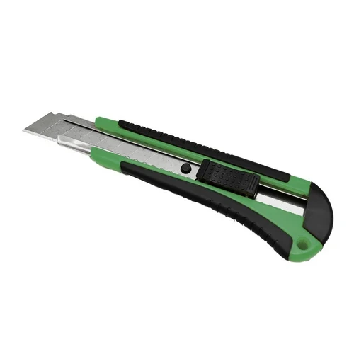 Cutter gryn 18mm c/impugnatura antiscivolo in gomma -