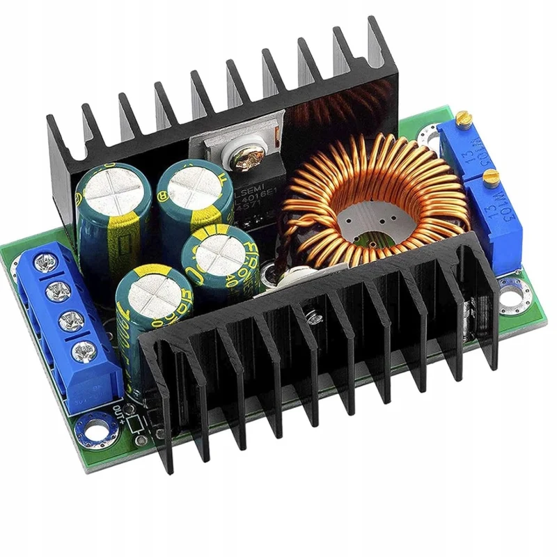 Convertitore Step-Down CC CV 300W 20A – Alta Efficienza 96% | Ingresso 6-40V, Uscita 1.2-36V, 15A Continuo