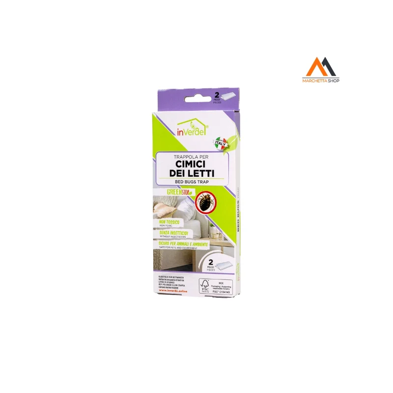 TRAPPOLA CIMICI INVERDE ADESIVA CF=PZ 2
