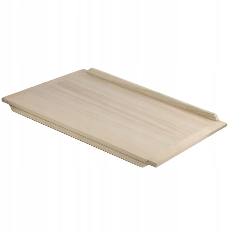 Tagliere da pasticceria grande in legno KADAX 80x60cm XXL monofacciale in legno massello per cucina