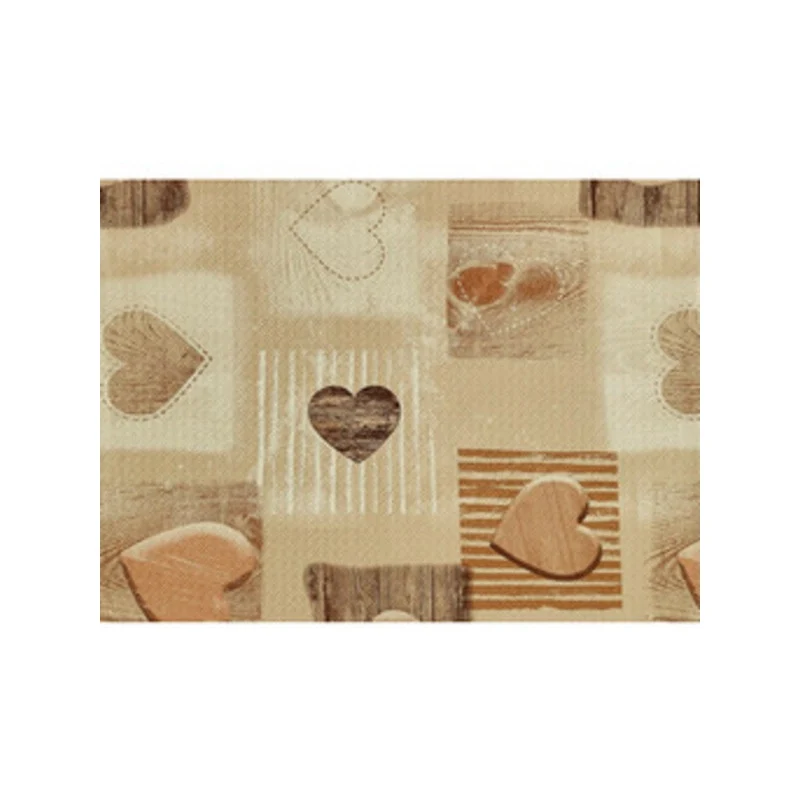 Passatoia Futura H 52 cm Cuori Beige 20 ml