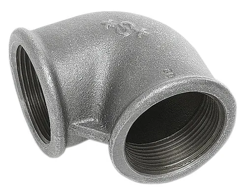 Pl Gomito 90 g F F Ghisa Zincata D 3/4 Amaflex 6 Pezzi