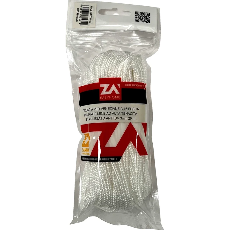Laccio per Veneziane Cf 20 m Bianco
