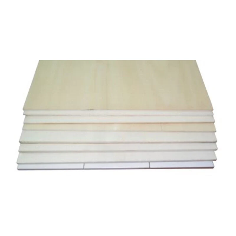 Compensato di Pioppo 1000 x 510 x 4 mm 10 Pezzi