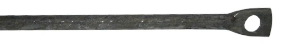 Ferro Cremonese Tondo con Foro Ø 6 mm H 120 cm 25 Pezzi