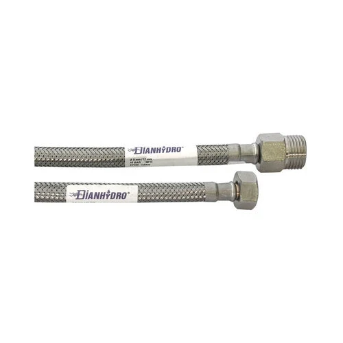 Flessibile inox modello prolungato cm. 80 mf 3/8 x 3/8
